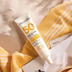Acorelle fysikaalinen aurinkosuoja SPF 50, suihkutettava 100ml
