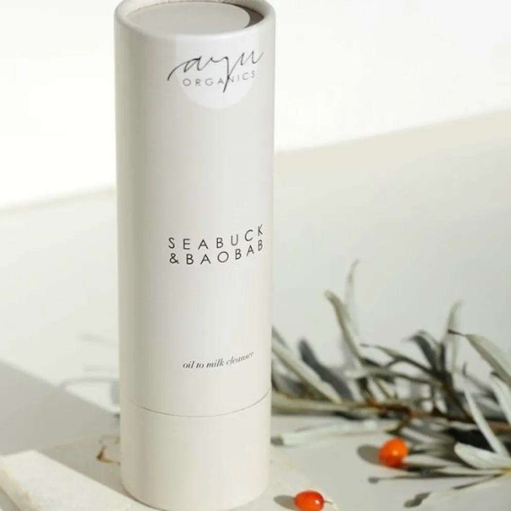 AYU Organics Seabuck & Baobab kasvojen puhdistusöljy, 2 kokoa