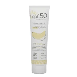Dhyvana sävyttävä aurinkovoide kasvoille SPF 50, 2 sävyä