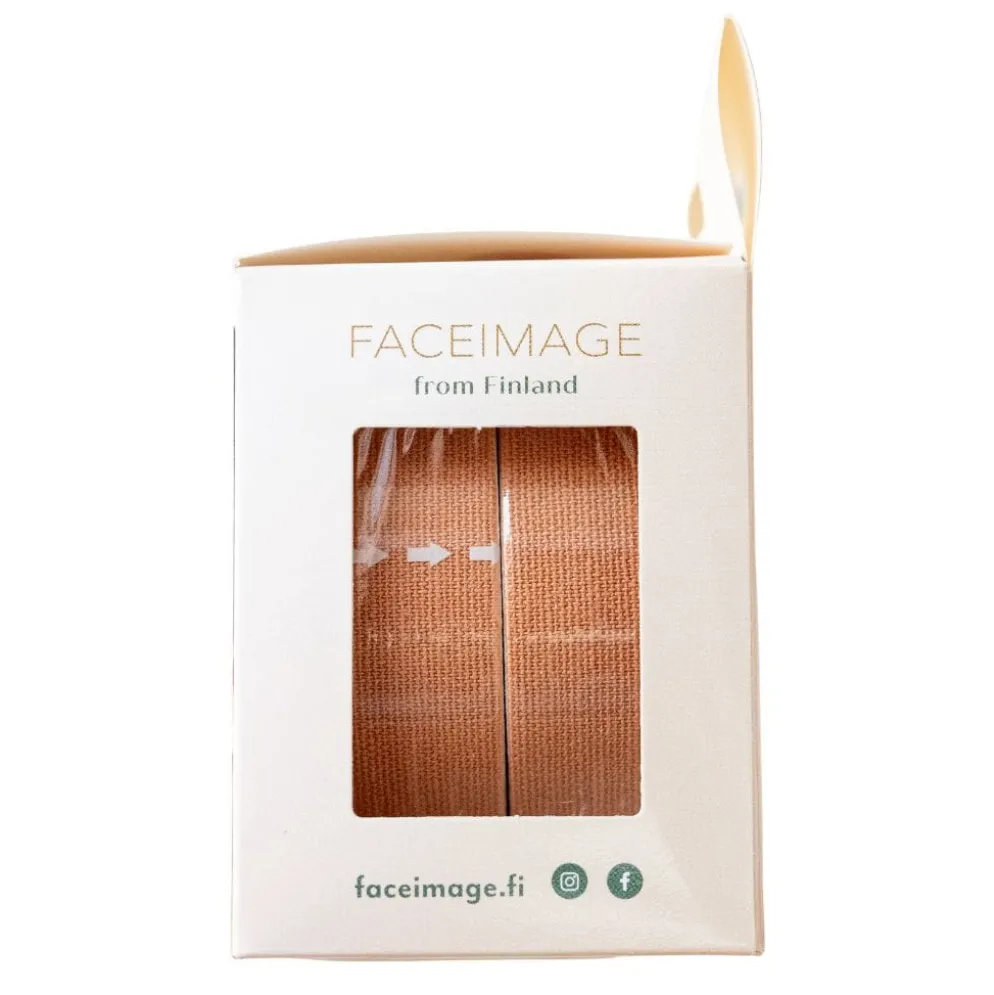 Faceimage kinesioteippi kasvoille Regular, 2 eri kokoa