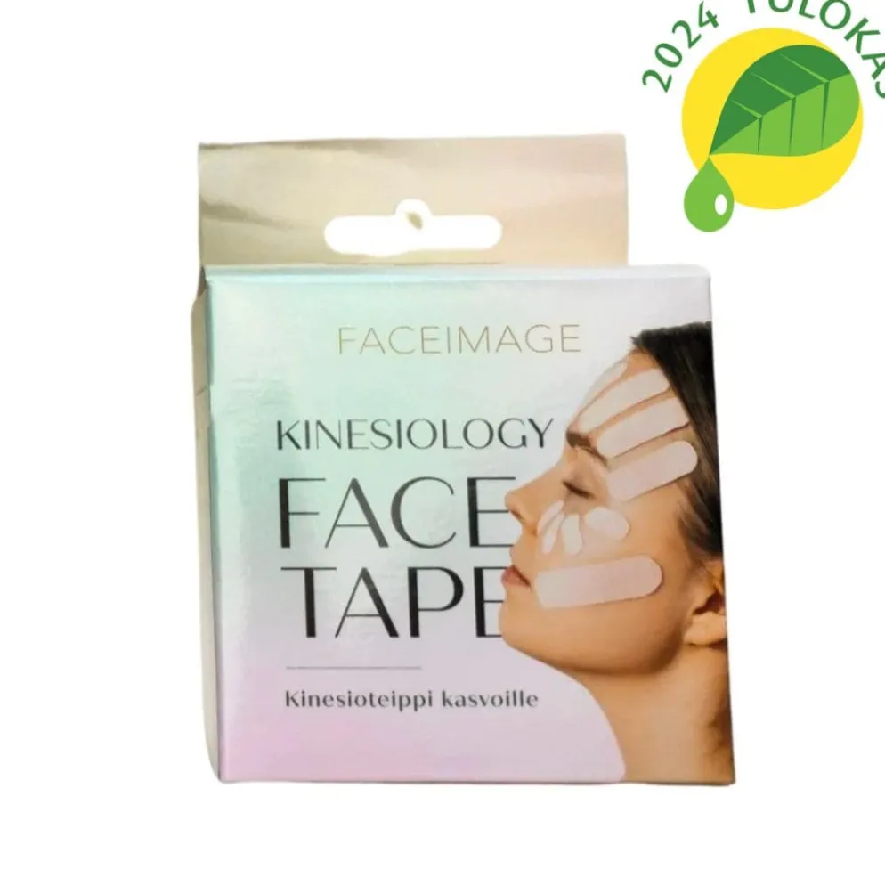 Faceimage kinesioteippi kasvoille Regular, 2 eri kokoa
