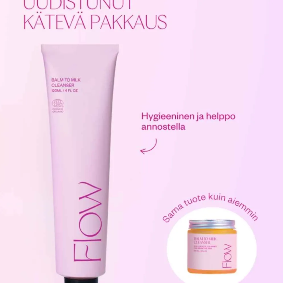 Flow Cosmetics Balm to Milk puhdistusbalmi