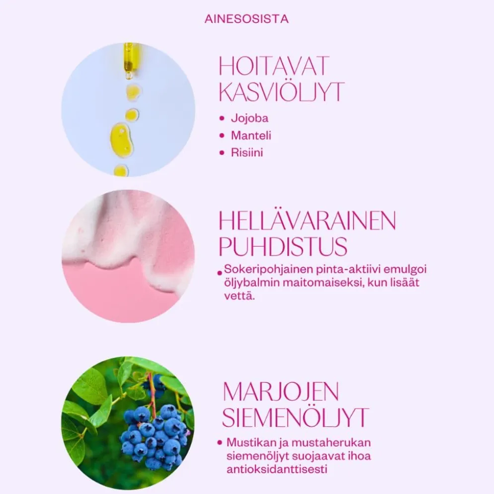 Flow Cosmetics Balm to Milk puhdistusbalmi