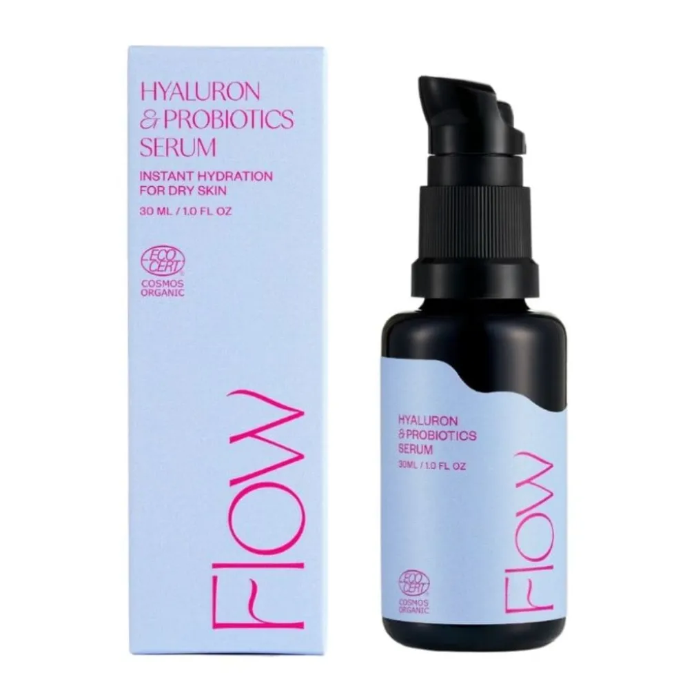 Hyaluronihapposeerumi Flow Cosmetics Hyaluron & Probiotics, 2 kokoa