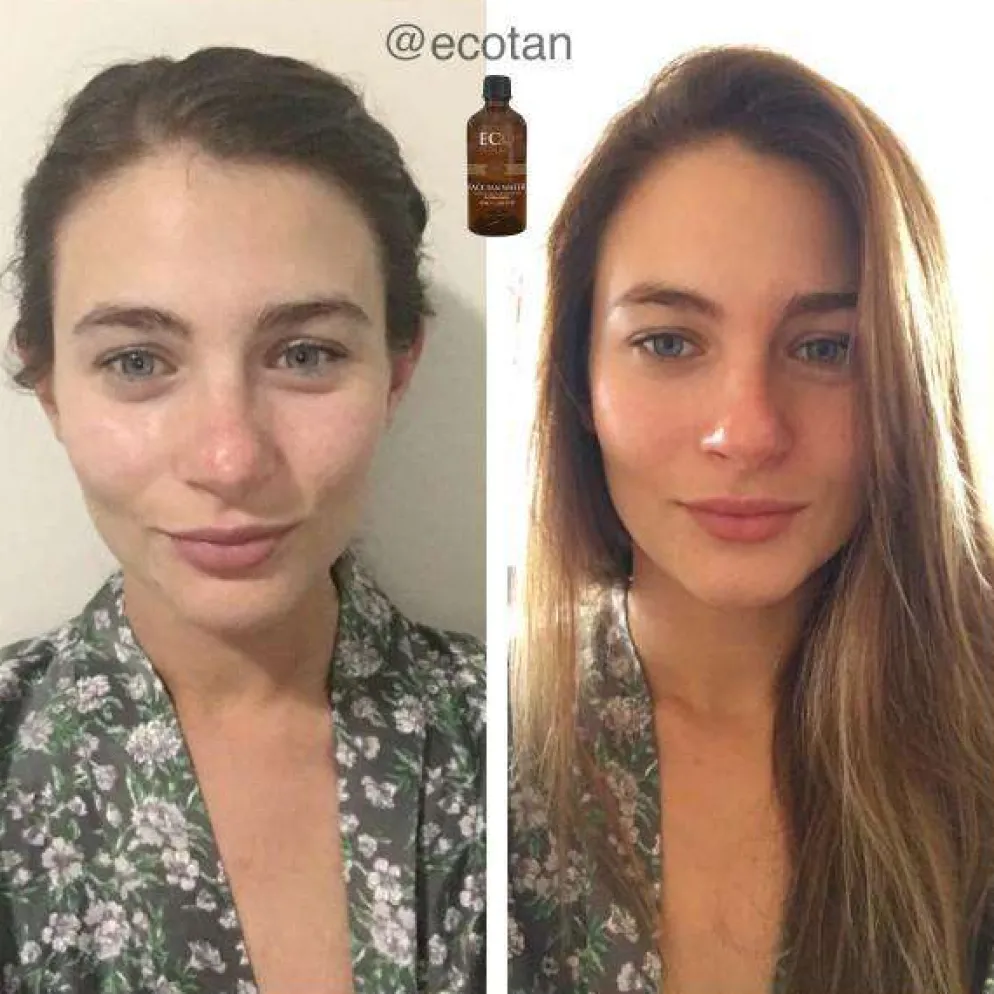 Itseruskettava kasvoille Eco by Sonya Face Tan Water 100ml
