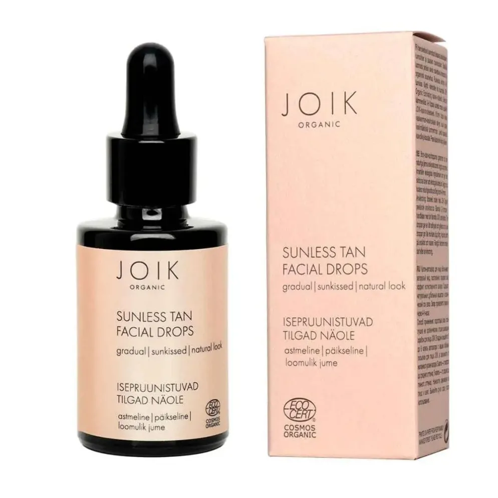 Itseruskettavat tipat JOIK Organic Sunless Tan Facial Drops 30ml