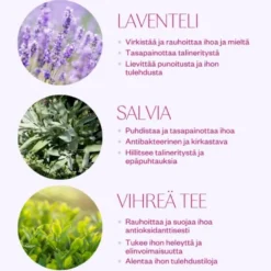 Kasvovesi epäpuhtaalle iholle Flow Cosmetics Sage & Lavender 100ml