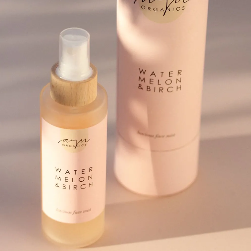 Kosteuttava kasvovesi AYU Organics Watermelon & Birch Face Mist 80ml