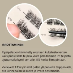 LaShh ripsitupsut testisetti sis. pinsetit