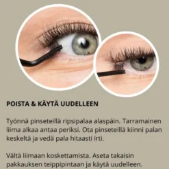 LaShh ripsitupsut testisetti sis. pinsetit