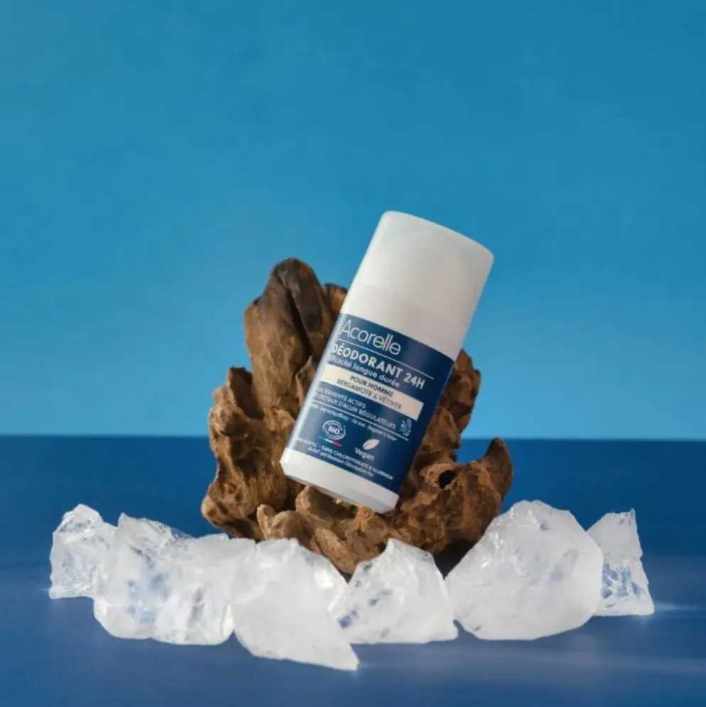 Miesten deodorantti Acorelle Bergamot & Vetiver roll-on