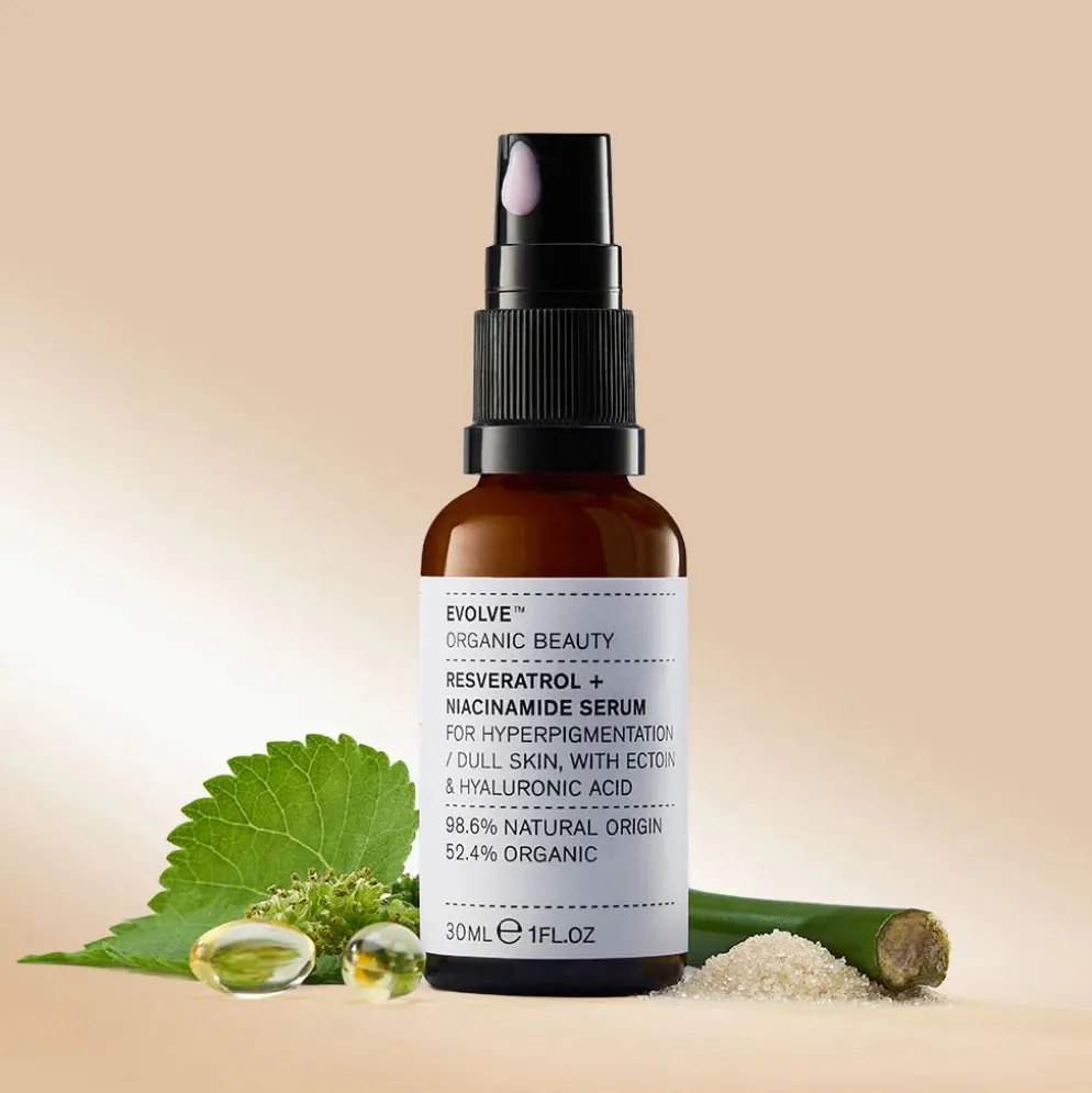 Niasiiniamidi seerumi Evolve Resveratrol + Niacinamide Serum, 2 kokoa