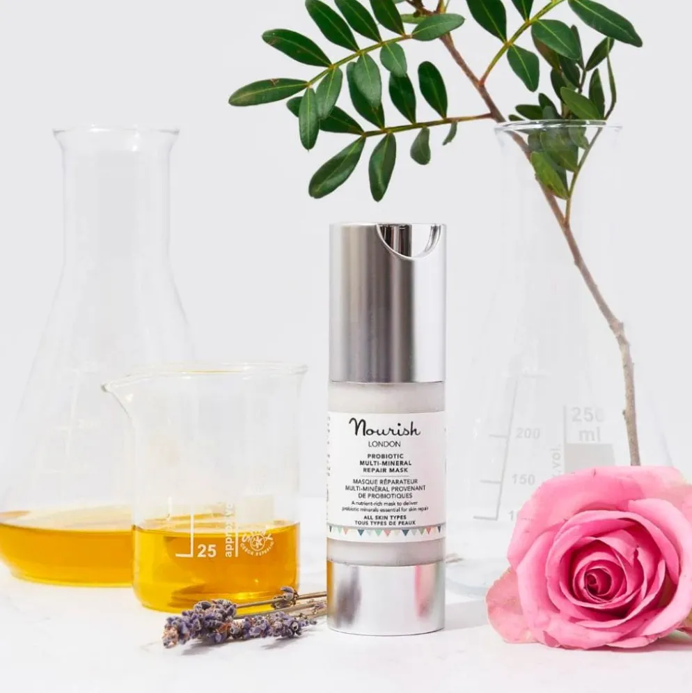 Nourish London Probiotic Multi-Mineral Repair Mask kasvonaamio, 2 kokoa