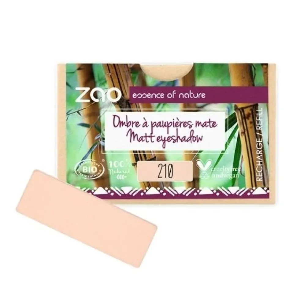 Nude luomiväri Zao Matt 210 Peachy Pink
