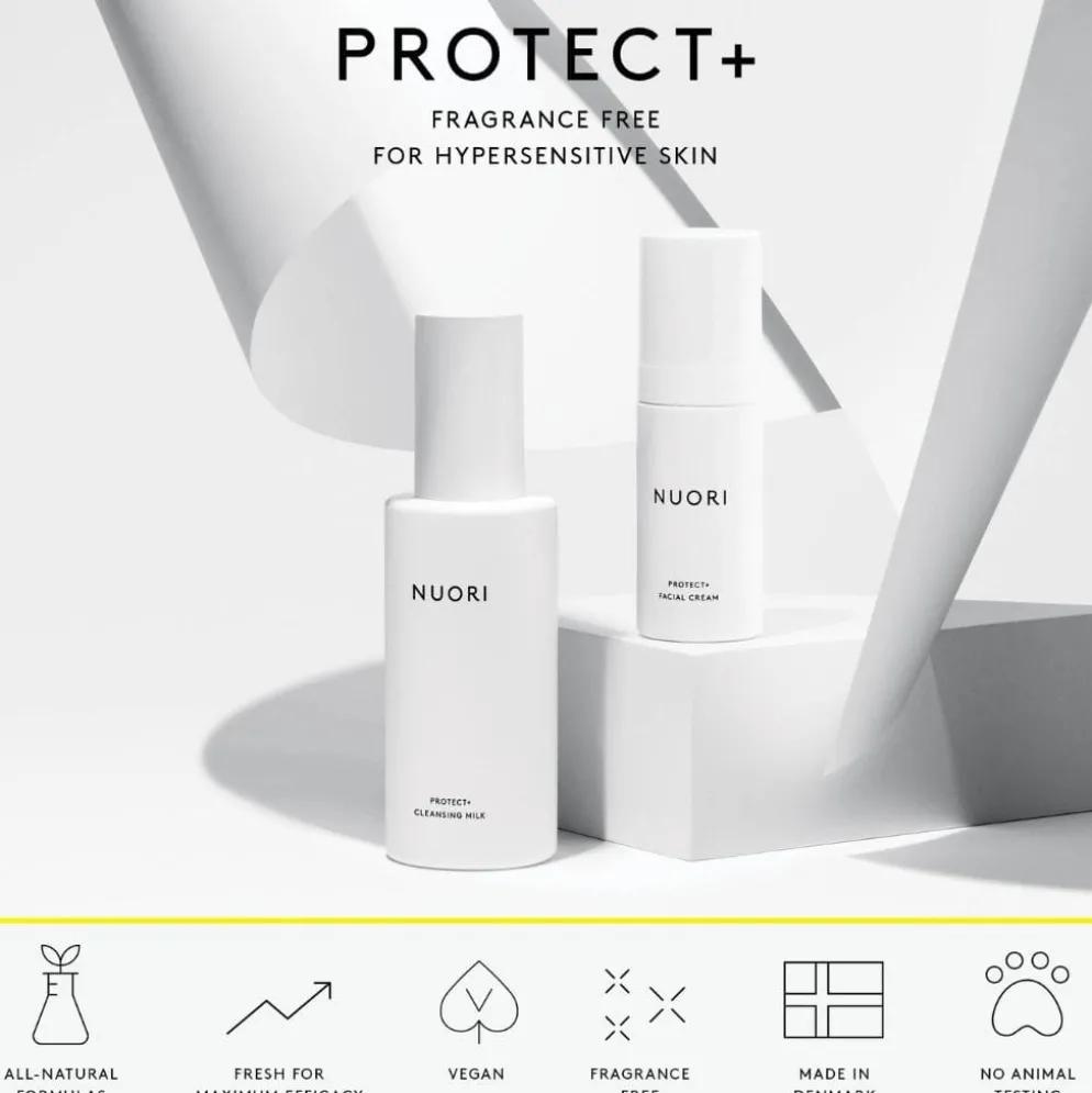 NUORI Protect+ hajusteeton kasvovoide 30ml
