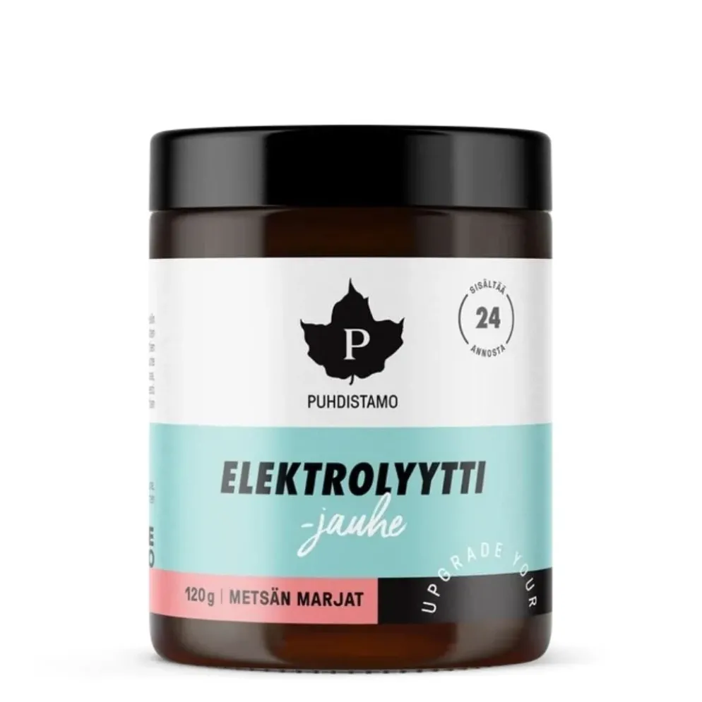 Puhdistamo Elektrolyyttijauhe, 4 eri makua
