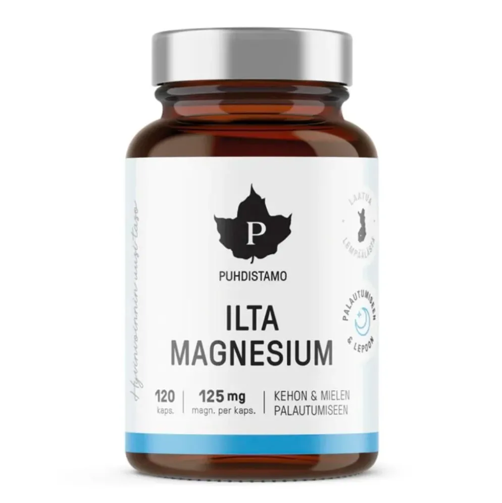Puhdistamo Ilta Magnesium 120 kaps.