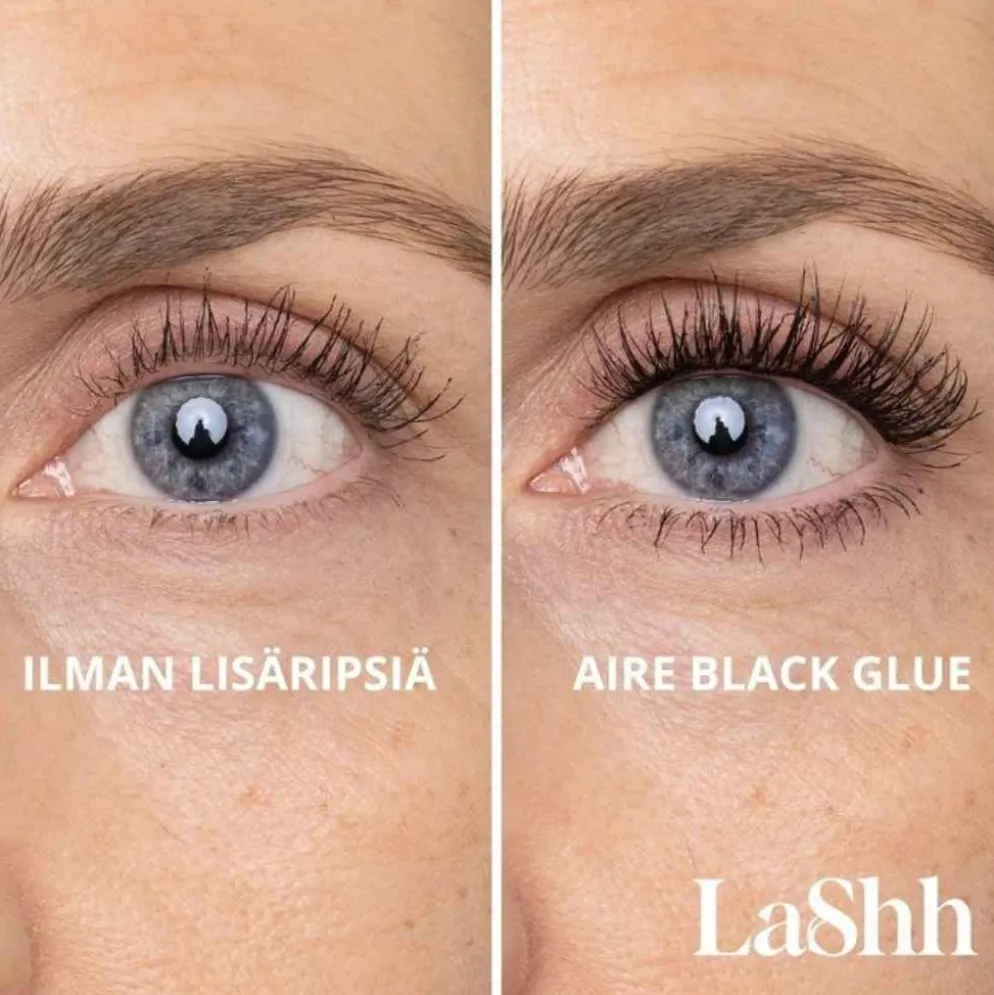 Ripsitupsut LaShh Aire, musta liima