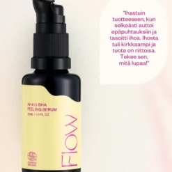 Seerumi Flow Cosmetics AHA & BHA Peeling Serum, 2 kokoa
