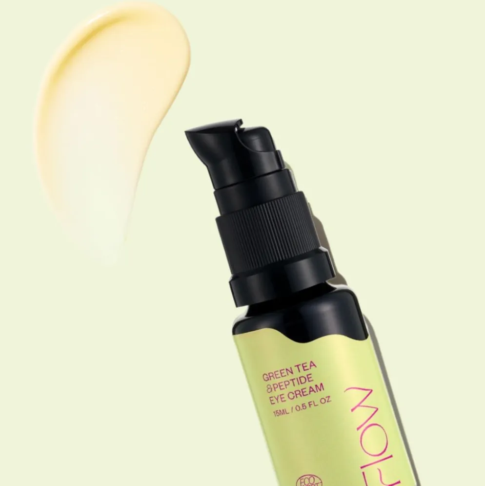 Silmänympärysvoide Flow Cosmetics Green Tea & Peptide Eye Cream 15ml