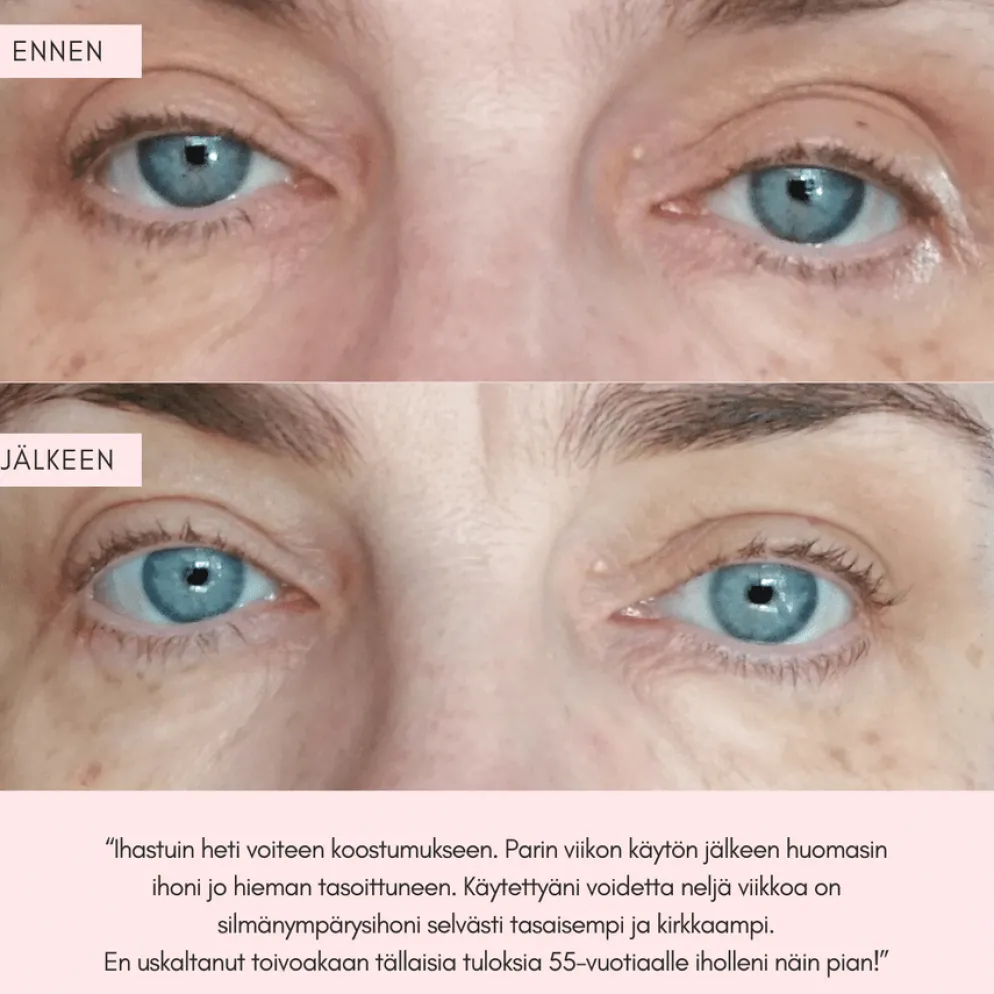 Silmänympärysvoide Flow Cosmetics Green Tea & Peptide Eye Cream 15ml