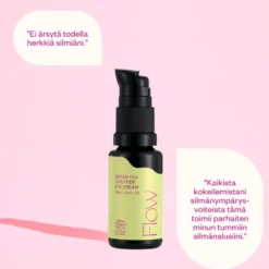 Silmänympärysvoide Flow Cosmetics Green Tea & Peptide Eye Cream 15ml