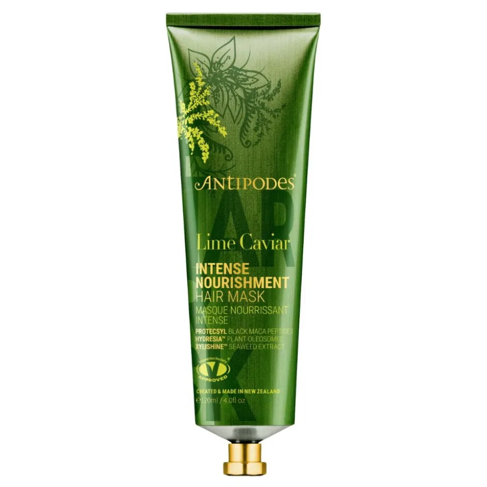 Syväkosteuttava hiusnaamio Antipodes Lime Caviar Intense Nourishment
