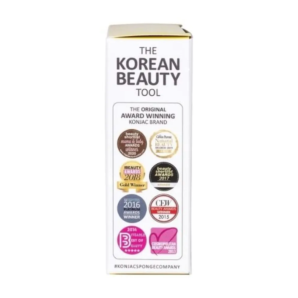 The Konjac Sponge Company Mandala Yellow Clay konjac sieni