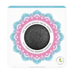 The Konjac Sponge Company Mandala Charcoal konjac sieni
