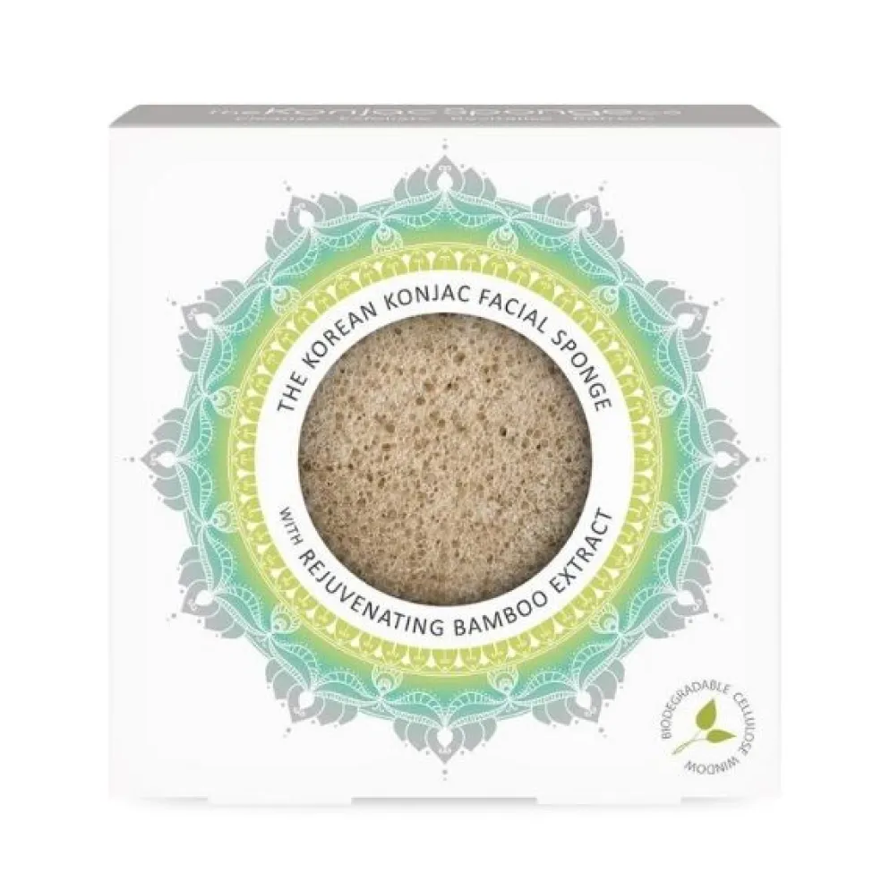 The Konjac Sponge Company Mandala Bamboo Extract konjac sieni
