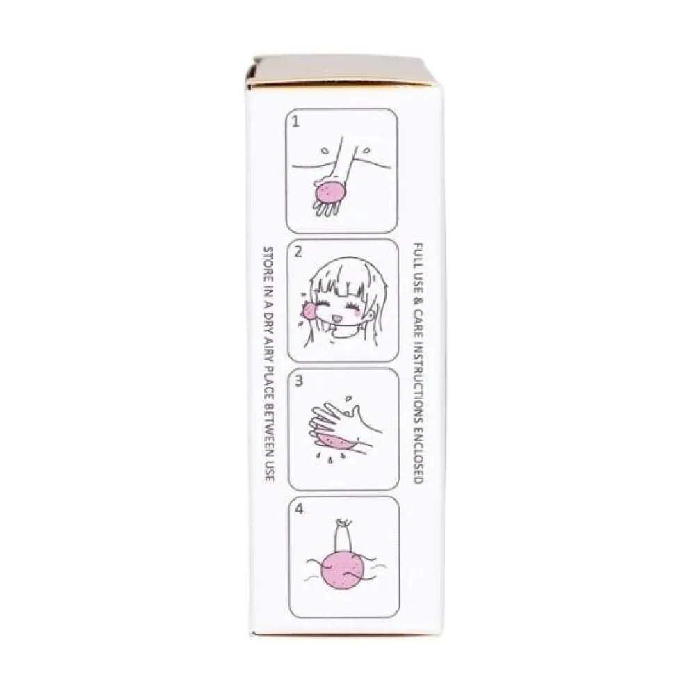 The Konjac Sponge Company Mandala Chamomile & Pink Clay konjac sieni