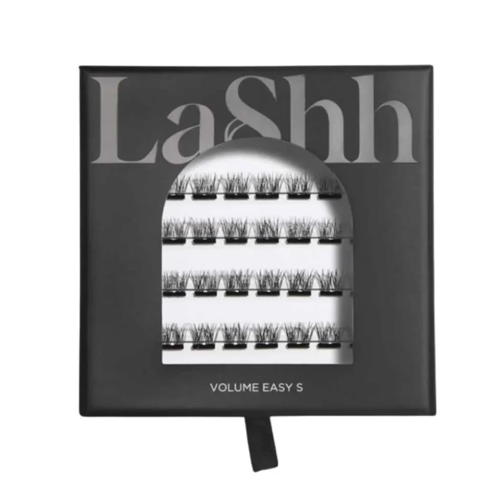 Tuuheat tekoripset LaShh Volume ripsitupsut, musta liima