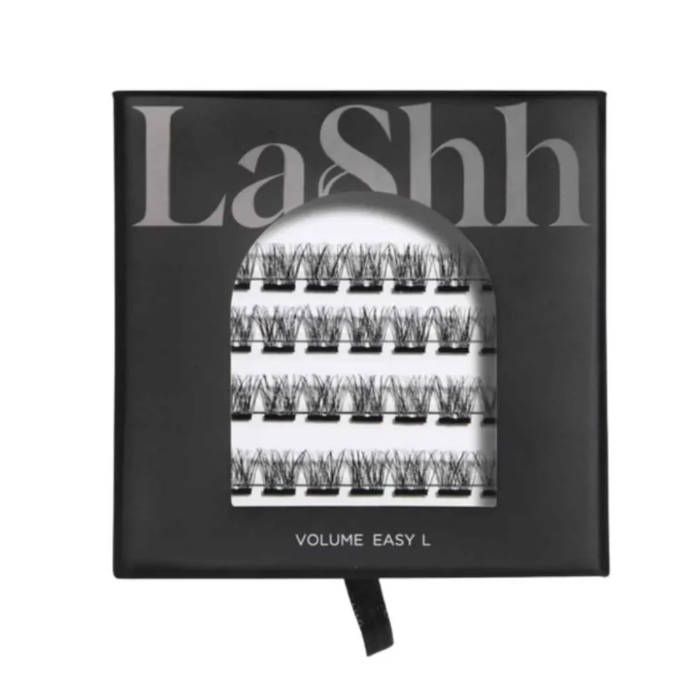 Tuuheat tekoripset LaShh Volume ripsitupsut, musta liima
